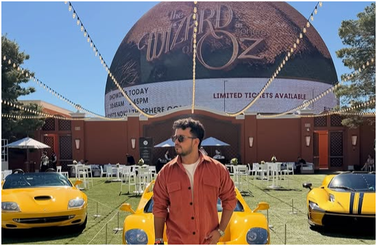 Indian travel influencer Anunay Sood smiling during one of his travel shoots before his sudden passing in Dubai at age 32.