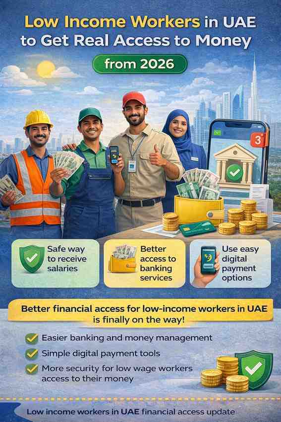 Low income workers in UAE financial access 